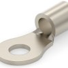 Uninsulated ring cable lug, 2.62-6.64 mm², AWG 12 to 10, 4.34 mm, M4, metal, 323061