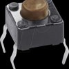 DTS-62N Short stroke button, PCB assembly, 1 NO, 6 x 6 x 5 mm