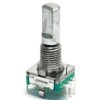 20-Pulse Rotary Encoder EC11 - with Push Button - D-Shaft