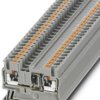 Component terminal block, push-in connection, 0.14-4.0 mm², 500 mA, 8 kV, gray, 3210224