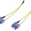Duplex-jumper, SC to SC, 10 m, G657A1, singlemode 9/125 µm, 33012410100009