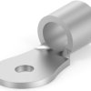 Uninsulated ring cable lug, 21 mm², AWG 4, 5 mm, metal, 33468