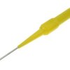 Końcówka pomiarowa; 20.160.3; żółty; 1mm; wtykany (gniazdo bananowe 4mm); 1A; 30V; 78,8m; stal nierdzewna; PA; Amass; RoHS