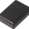 ABS miniature enclosure, (L x W x H) 50 x 35 x 15 mm, black (RAL 9005), IP54, 1551FBK