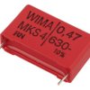 Kondensator; poliestrowy; MKT; 470nF; 630V DC/400V AC; MKS4; MKS4J034706A00KSSD; 10%; 9x19x31mm; 27,5mm; luzem; -55...+100°C; Wi