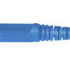 Złączka bananowa Żeńskie Lutowie typ Złącze bananowe Niebieski Schutzinger rozmiar 4 mm 70 V Nikiel