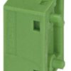 PCB terminal, 1 pole, pitch 7.62 mm, AWG 24-16, 17.5 A, spring-clamp connection, green, 1790364