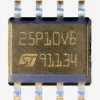 Pamięć Serial Flash 1-Mbit (128KB) SPI 25P10 ST SO8 (SMD)