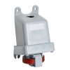 Złącze przemysłowe - zasilające 16A Gniazdo 415 V 3P+E Amphenol Industrial Czerwony Montaż ścienny IP67, IP69
