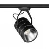 Lampa Szynowa LED 23W 6000K Premium Czarna Jednofazowa