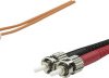 Kabel przyłączeniowy Intellinet światłowodowy, Duplex, wielomodowy, ST/ST, 62,5/125 µm, OM1, 1 m, pomarańczowy