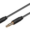 Kabel Łączący Audio Aux, 3,5 Mm Stereo 4-Pinowy, Cienki, Cu - Długość Kabla...