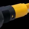 19381352 LED signal light, yellow, 24 VAC/VDC, Ø16 mm, 1000 mcd