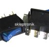 Przełącznik koł. ON/OFF 230V wąski MK-111 niebiesk