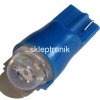 Żarówka sam. led 12V W5W 0,5W niebieska