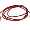 KAB66.10R Przewód pomiarowy 2xbanan, średnica 2.0mm!, z gniazdem - czerwony długość: 1m