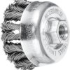 PFERD TOOLS Szczotka garnkowa COMBITWIST pleciona TBG Ø 65mm Drut stalowy M14 Ø 0,50 do szlifierki kątowej POS TBG 65/M1