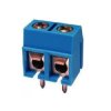 ARK 2-pin 5.08 mm Terminal Block Connector - for PCB Mounting - Blue - 10 pcs.