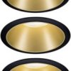 Lampa do zabudowy Paulmann Cole Coin 93404 Zestaw 3-elementowy 6 W ciepła biel