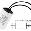 Kondensator do silników 0,68uF 450VAC, przewody; Epers