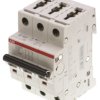Wyłącznik nadprądowy MCB, Typ C, 3-biegunowy, 63A, 440V, 125V, na szynę DIN, ABB S203M-C63, S200M