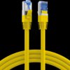 K5525FGE.15 Cat. 6A S/FTP patch cable, Super Flex, 15 m, yellow