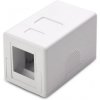 obudowa natynkowa na 1 moduł Keystone RJ45 lub RJ11/12