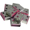 LINDY 40460 USB port lock USB-Lock 10-piece set Rose no keys