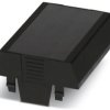 Upper part of housing, ABS/PC, (W x H x D) 90.1 x 75.27 x 36.95 mm, black, for enclosure, 1069971