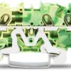3-wire protective earth terminal, spring-clamp connection, 0.5-6.0 mm², 1 pole, 22 A, 8 kV, yellow/green, 2004-1307