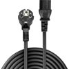 LINDY 30337 Current Cable [1x PG plug - 1x IEC C13 socket ] 5.00 m Black
