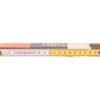 Miara składana drewniana 2m biało-żółta 74-020