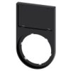 Ramka Do Etykiet Zatrzaskiwanych 17,5X27mm Czarna Zaokrąglona Otwór 22Mm...
