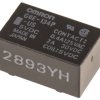 Przekaźnik mocy 5V dc SPDT Omron, montaż PCB 125Ω Otwór przezierny