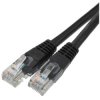 Patchcord UTP kat.5e kabel sieciowy LAN 2x RJ45 linka czarny 2m