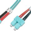 FO patch cable, LC to SC, 7 m, OM3, multimode 50/125 µm, DK-2532-07/3