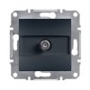 ASFORA Gniazdo antenowe SAT końcowe (1dB) antracyt EPH3700171 SCHNEIDER ELECTRIC