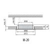 M-20 chrom/sat G4 20W Brilum 2696