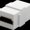 DN-93401 Keystone module, HDMI socket 2.0, for DN-93832, white