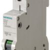 Wyłącznik nadprądowy MCB, Typ B, 1-biegunowy, 4A, na szynę DIN, Siemens, 5SL