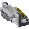 Złącze D-Sub 9-pinowe Gniazdo Proste Montaż na płytce drukowanej raster 2.54mm