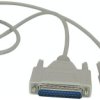 AT modem cable 3 m BeigeDB9 femaletoDB25