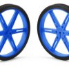 Pololu Wheel 80×10mm Pair - Blue