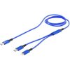 Smrter SMRTER_DUO_NB USB-C to USB-C/Lightning Y-Cable 120cm Blue with OTG