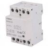 Stycznik 4-biegunowy instalacyjny 63A 230VAC NC x2 + NO x2 30.045.523