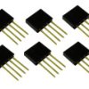 Opencircuit Female header stackable 4 pin - 10 stuks