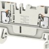 Through terminal block, push-in connection, 1.5 mm², 17.5 A, 6 kV, light gray, 2508220000