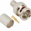 BNC plug 75 Ω, RG-59, Belden 8281, Beldem9141, Belden 9231, Belden 88281, crimp connection, straight, 112509