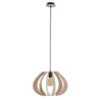 Lampa Wisząca Nowoczesna Drewno 1Xe27 Nora Natural