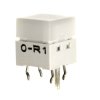 Omron B3W-9000-R1N Series Tactile Switch Red LED White Cap